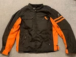 Speed & Strength Off The Chain 2.0 Textile Motorcycle Black Orange Jacket Size. Fixed Price $129.99.