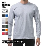 Mens Heavyweight Long Sleeve Shirts Casual Cotton Tee. Fixed Price $13.10.
