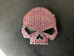 Harley-davidson Womens Willie Bling Belt BUCKLE.#HDWBU10088.SILVER Plated.pink. Fixed Price $46.48.