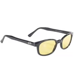 Original X-kd's Biker Shades Sunglasses Black Frames W/ Yellow Lenses. Fixed Price $12.85.