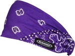 Schampa Mini Doo-z Headwraps Purple/white-paisley DZ02-223. Fixed Price $21.99.