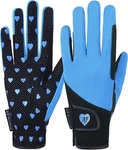 Afe Kids Horse Riding Glove Blue Heart Design Touch Screen Cycling Outdoor Sport. Fixed Price $12.99.