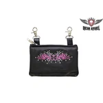 All Leather Hot Butterfly Belt Bag EBL2-PINK. Fixed Price $33.95.