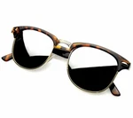 Retro Fashion Half Frame Flash Lens Sunglasses Mirrored Shades. Fixed Price $9.97.