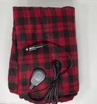 New Camco Heated Blanket - 12VOLT, 59" X 43" Red / Black Plaid Car Rv Camping. Fixed Price $29.99.
