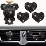 Black Heart & Bear Air Vent Clips, Pcs Bling 0.25 Fl Oz (pack Of 4),. Fixed Price $21.73.