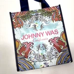 Johnny Was Reusable Shopping Bag 10X10.5X3.5" Water Resistant Cloth Tote Eco. Fixed Price $8.99.