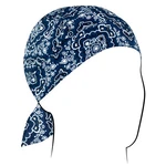Zan Headgear Flydanna Paisley Navy Z111 Cotton Tie-on Headwrap. Fixed Price $13.29.