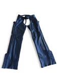 Women's Xs Harley-davidson Deluxe Ii Blk Leather Motorcycle Chaps W/ Hd Logo. Fixed Price $95.00.