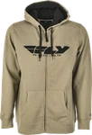 Fly Racing Corporate Zip Up Hoodie (2023) Lg Tan/black. Fixed Price $59.95.