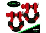 Rhino Usa Supershack-red 8 Ton Recovery Shackle 2-PACK. Fixed Price $82.29.