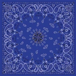 Zan Bandanna Osfm Navy Paisley B002. Fixed Price $13.99.