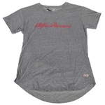 Genuine Alfa Romeo Sportiqe Ladie Sm Gray Short Sleeve T-shirt Red Script R159D7. Fixed Price $22.81.