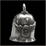 New Flying Wheel Pewter Motorcycle Gremlin Bell PB16. Fixed Price $12.95.
