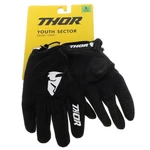 Thor Youth Black Sector Gloves Large. Fixed Price $19.29.