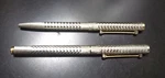 Vintage Jaguar Silver And Gold Etched Metal Ballpoint Pens Set. Fixed Price $29.99.