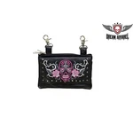 Studded Hot Sugar Skull Belt Bag EBL14-PINK. Fixed Price $33.95.