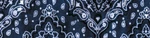 Zan Cooldanna Paisley Navy DC111. Fixed Price $17.99.