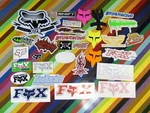 Vtg 1980S Asstd. Bmx Motocross Sticker - Fox Racing. Fixed Price $28.00.