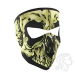 Black Gold Skull Neoprene Full Face Mask Biker Atv Ski Motorcycle Costume. Fixed Price $9.95.