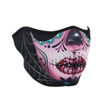 Zan Half Mask Neoprene Reversible Sugar Skull To Purple. Fixed Price $11.49.