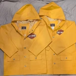 Youth Harley Davidson Hooded Rain Coat Jacket Ride Dry Waterproof M & Kid Sz. Fixed Price $45.43.