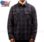 Sullen Art Collective Throttle SCM5871 Long Sleeve Button Up Flannel Men Shirt. Fixed Price $59.99.