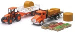 Newray 1:43 Scale Toy Kubota M5 Farm Tractor & Hay Set. Fixed Price $42.97.