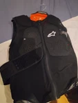 Alpinestars Men's Motorcycle Riding Track Vest 2, Black, Xl. Fixed Price $110.00.