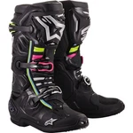 Alpinestars Tech 10 Dhcp Supervented Boots, Black/silver/pink/flo Yellow. Fixed Price $599.96.