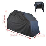 Motorcycle Shelter Shed Cover Storage Tent Strong Safe Garage 135.8"*74.0"*74.8". Fixed Price $297.04.