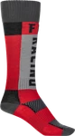 Fly Racing 350-0550L Mx Socks Thick Red/grey Comfortable Fit. Fixed Price $17.95.