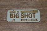 Vintage Wyoming Big Shot 80 Small Bike Retro Metal License Plate Mini Collector. Fixed Price $15.20.