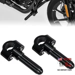 Folding Cnc Highway Universal Fit 7/8"-1.25" Crash Bar Footpegs. Fixed Price $66.11.