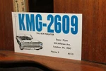 Vintage Qsl Card Danny Flynn New Mogater Kmg 2609 Langhorn Pa. Fixed Price $5.00.
