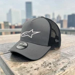 Alpinestars Embroidered Logo Trucker Hat Gray Black Mesh Adjustable Cap. Fixed Price $24.99.