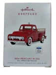 1954 Mercury M-100 Hallmark Keepsake Christmas Ornament Die-cast Red Truck 2018. Fixed Price $35.00.