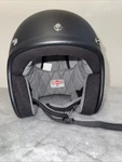 Biltwell Bonanza Helmet Matte Black Large 59-60CM Dot Approved. Fixed Price $50.00.
