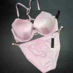 Victoria's Secret 34DD,36D,36DD,36DDD Bikini Bottom Lusty Lilac Pink Chain Strap. Fixed Price $69.99.