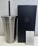 Mercedes-benz Engraved Spirit Vacuum Double Wall 18 Oz Stainless Steel Tumbler. Fixed Price $39.00.