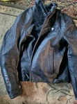 Dainese Leather 2 Layered Motorcycle Jacket W/ Shoulder, Back & Elbow Armor Sz. Fixed Price $145.00.