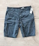 Fox Selecter Overdye Mens Shorts Gray Checked Slim Fit 32W 21L Nwt. Fixed Price $28.99.
