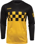 Thor 22 Hallman Differ Cheq Jersey Small Yellow/black 2910-6587. Fixed Price $40.00.