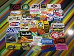 Vtg 1970S 1990S Auto Racing Sticker - Hooker Hobrecht Rod Hall Off Road 4WD+. Fixed Price $22.00.