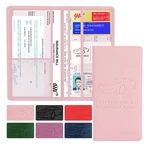 Valardoh Premium Registration And Insurance Card 9.5" X 5.1" 0.4", Pink. Fixed Price $10.99.