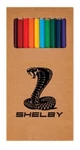 Shelby Colored Pencil Set - For That Mustang Kid In Your Life! Ships Free To Usa. Fixed Price $14.00.